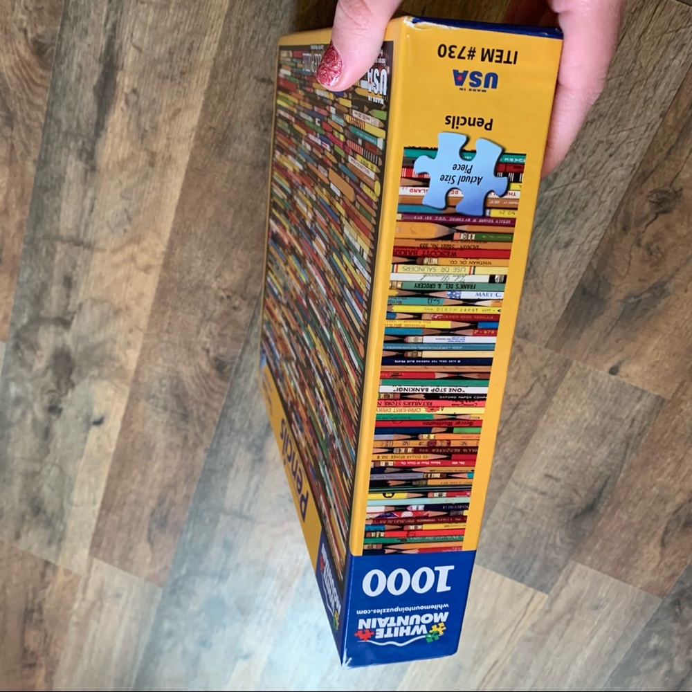 White Mountain Pencils 1,000 Piece Puzzle - Picture 5 of 5